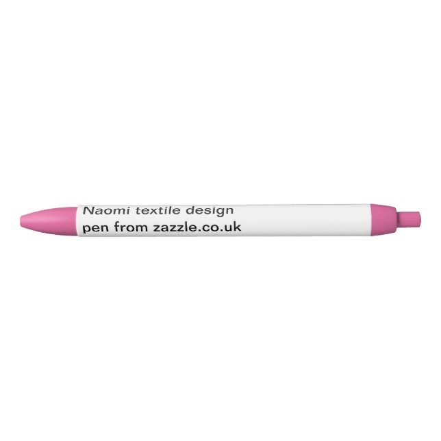 Naomi Black Ink Pen (Front)