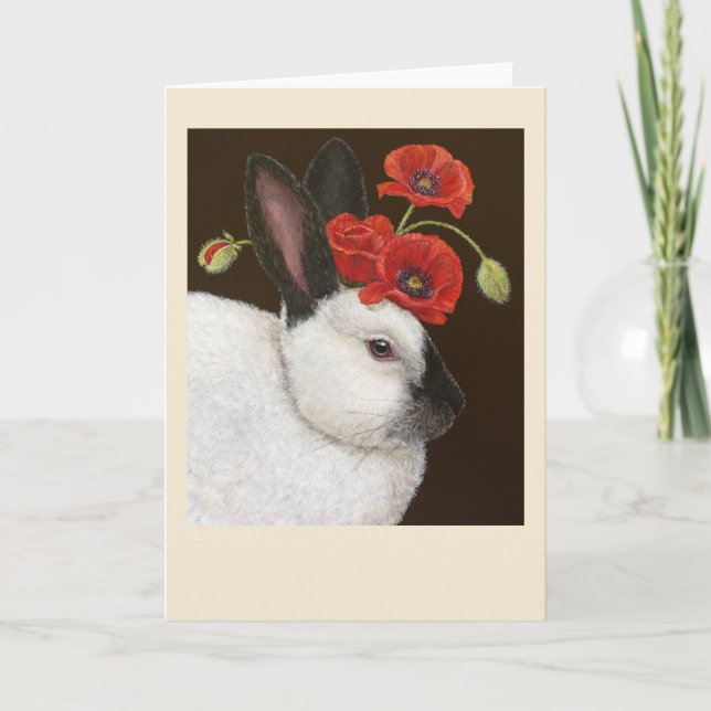 Naomi the bunny card (Front)