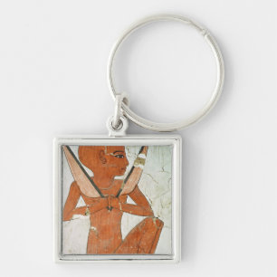 Naos deity, from the Tomb of Nefertari Keychain