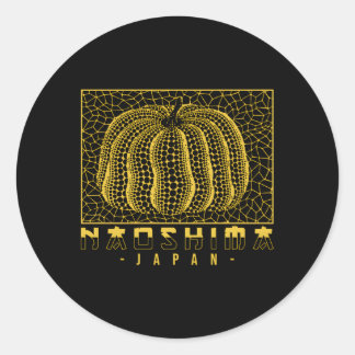 Naoshima Japan Classic Round Sticker
