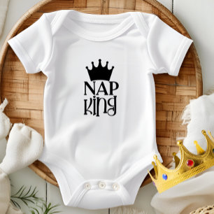 Nap King" Baby Bodysuit Design