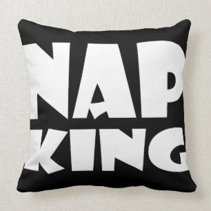 NAP KING BLACK & WHITE PILLOW