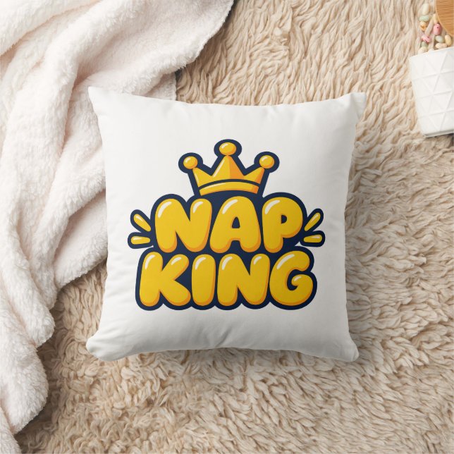 Nap King Throw Pillow (Blanket)