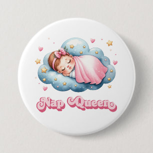 Nap Queen 3 Inch Round Button