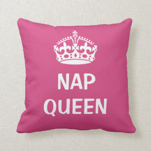 Nap Queen cushion with crown design