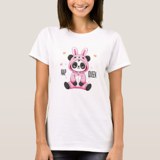 Nap Queen Cute Panda T-Shirt