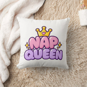 Nap Queen Throw Pillow