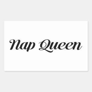 Nap Queen Typography Sticker