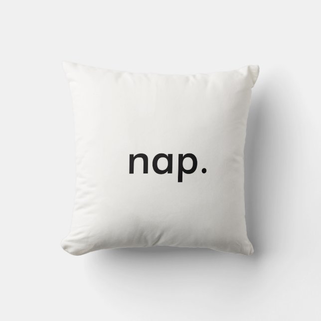 nap. / sleep. Pillow (Front)