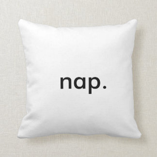 nap. / sleep. Pillow