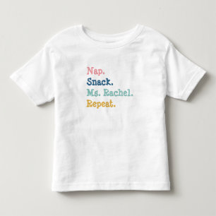 Nap Snack Ms. Rachel Repeat Shirt for Kids
