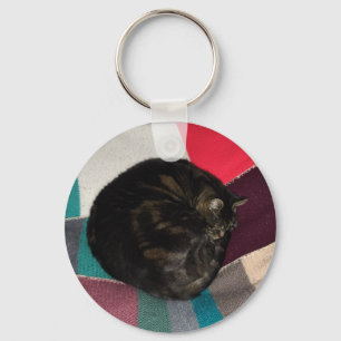 Nap Time Dave Button Keyring