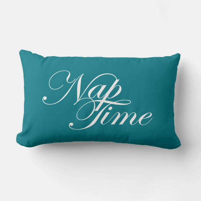Nap Time Decorative Throw Pillow (Front)