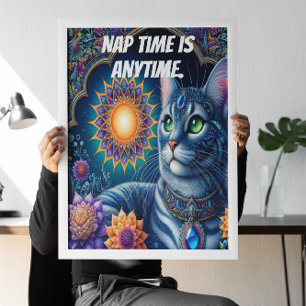 Nap time is anytime. poster