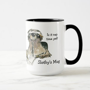 Nap Time Lazy Office Sloth Coffee Mug