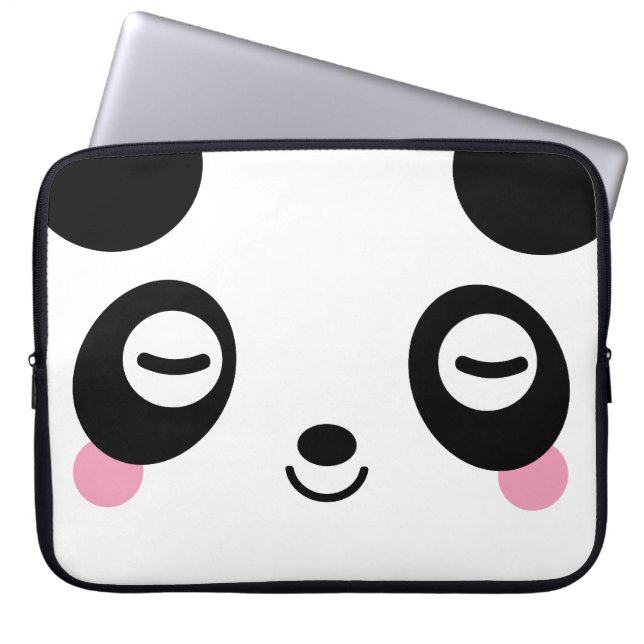 Nap Time Panda Laptop Sleeve (Front)