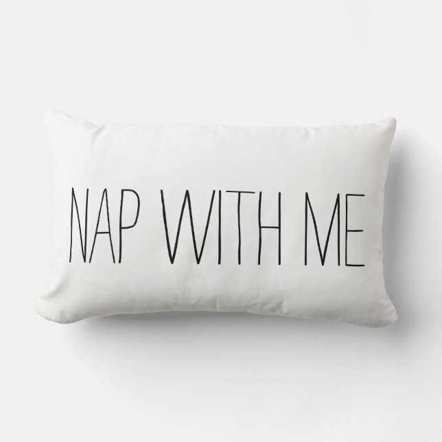 Nap with me lumbar pillow (Front)