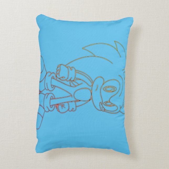 Nap with Sonic : Sonic the Hedgehog Coussin (Dos(Vertical))