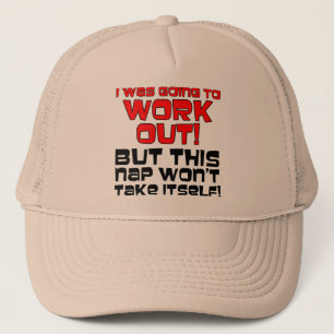 Nap Won't Take itself Funny Ball Cap Hat