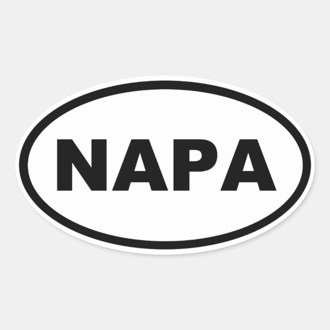 NAPA OVAL STICKER (Front)