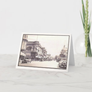 Napa Street Scene Card
