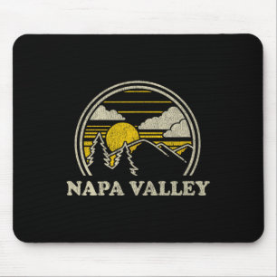 Napa Valley California Ca T Shirt Vintage Hiking M Mouse Pad