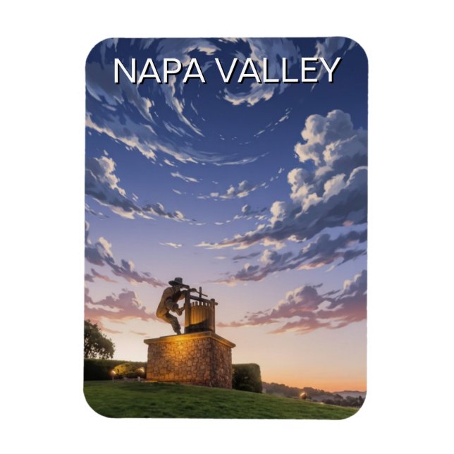 Napa Valley California Magnet (Vertical)