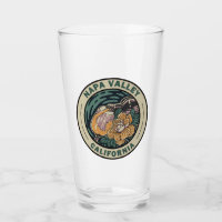 Napa Valley California Travel Art Badge