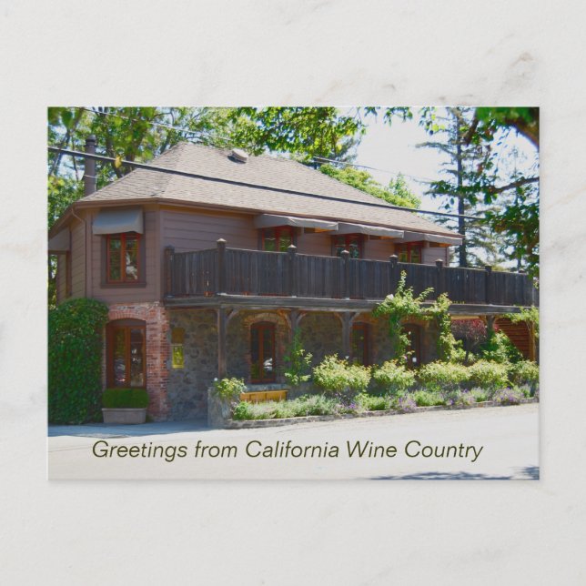 Napa Valley Wine Country - Yountville Postcard (Front)