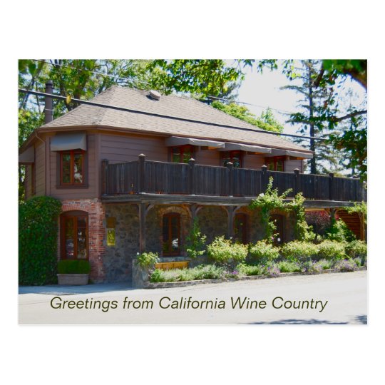 Napa Valley Wine Country - Yountville Postcard