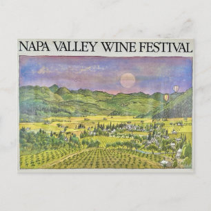 Napa Valley Wine Festival Postcard