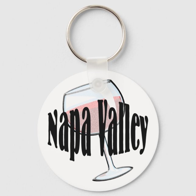 Napa Valley Wine Keychain (Front)