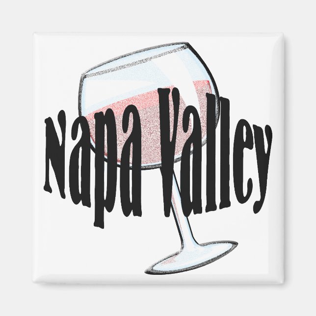 Napa Valley Wine Magnet (Front)