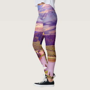 Napa Valley Winery Sunset Paradise Leggings