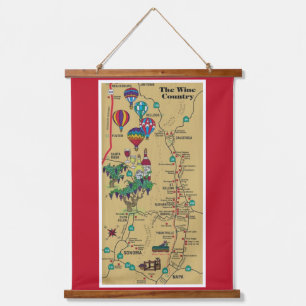 Napa Wine Country Hanging Tapestry