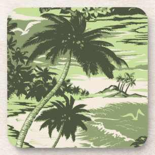 Napili Bay Hawaiian Cork-backed Coasters