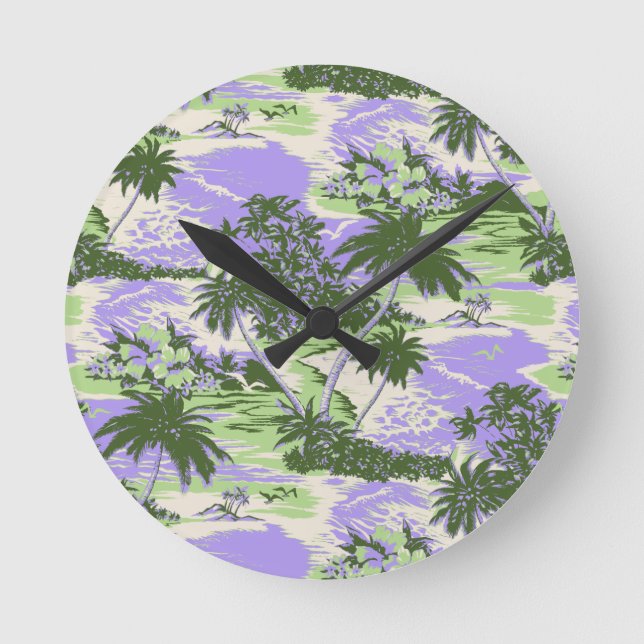 Napili Bay Hawaiian Wall Clocks (Front)