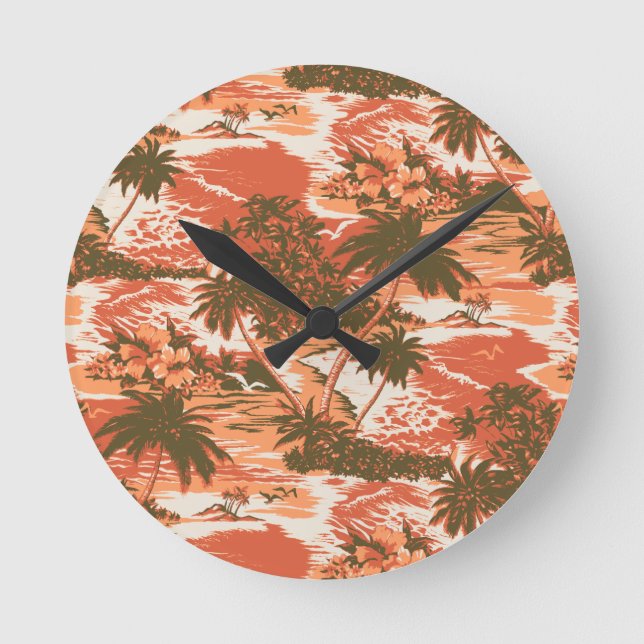 Napili Bay Hawaiian Wall Clocks (Front)