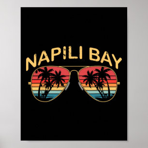 Napili Y Maui Men Women Souvenir Surfboard Poster