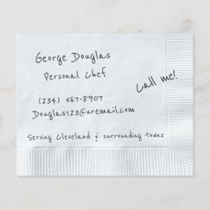 Napkin Background  Flyer