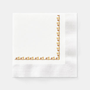 Napkin – Golden Angle Iron Leaves
