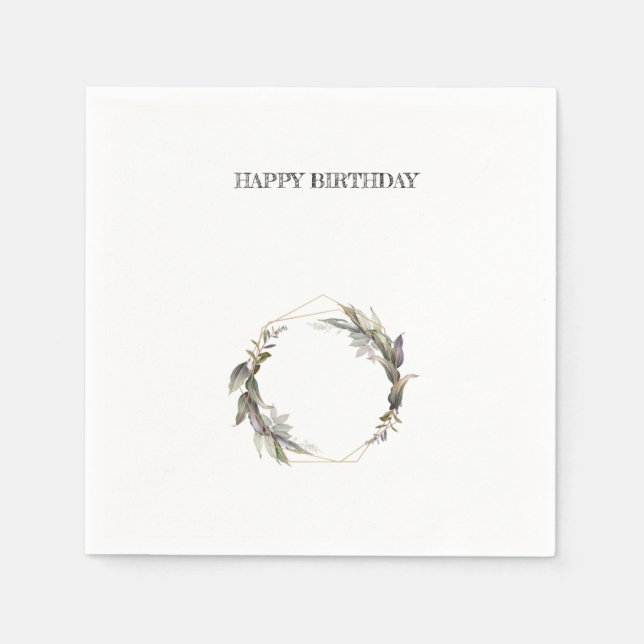 Napkins Birthday Party Supplies Tableware  (Front)