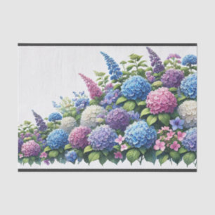 napkins, decoupage, flower tissue paper