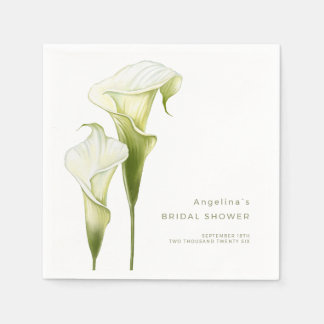 Napkins for a Modern Bridal Shower.
