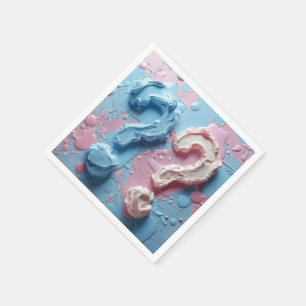 Napkins Gender Reveal Party Boy or Girl