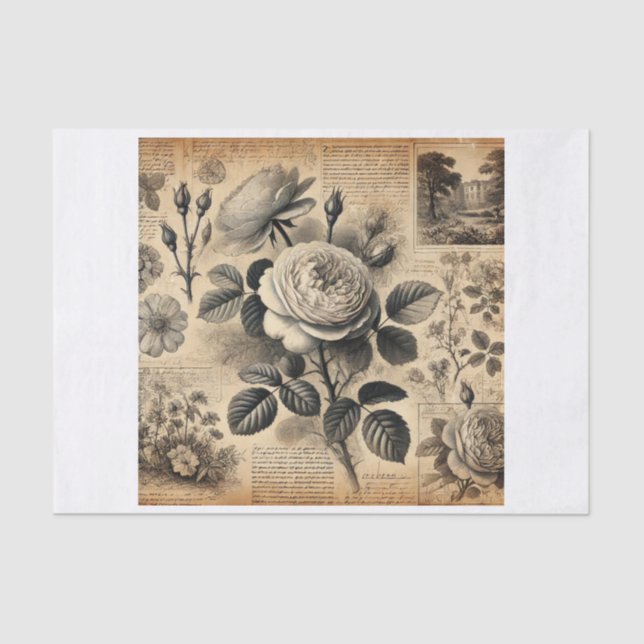 napkins, tissue paper, decoupage tissue paper (Front)