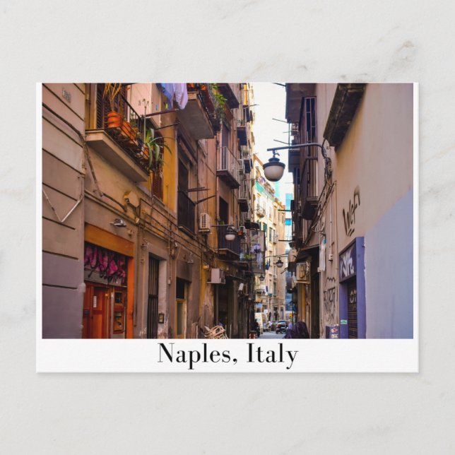 Naples Alley (Naples, Italy) Postcard (Front)