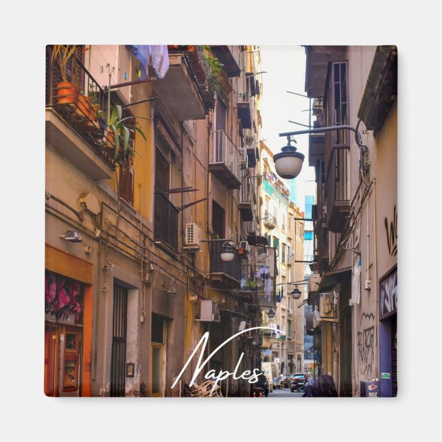 Naples Alley (Naples) Magnet (Front)