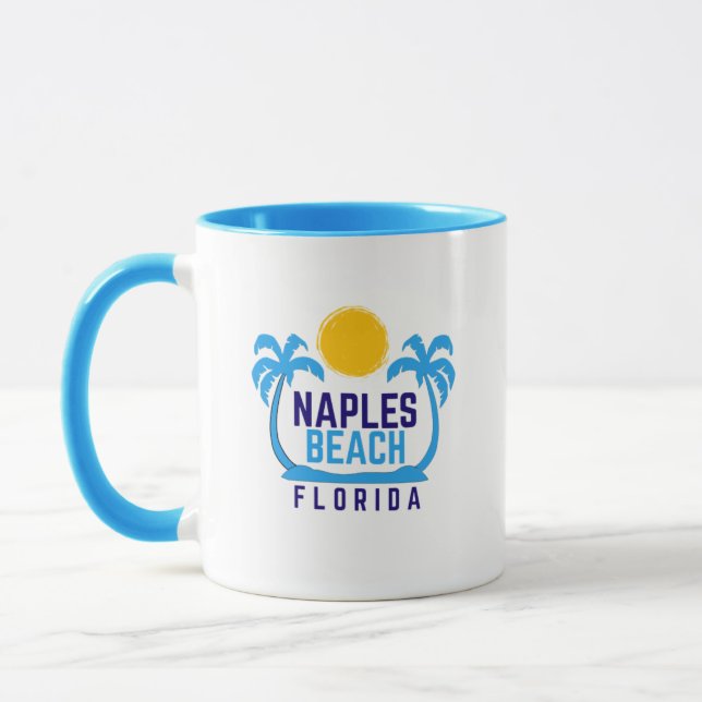 Naples Beach Florida Café Mug (Gauche)