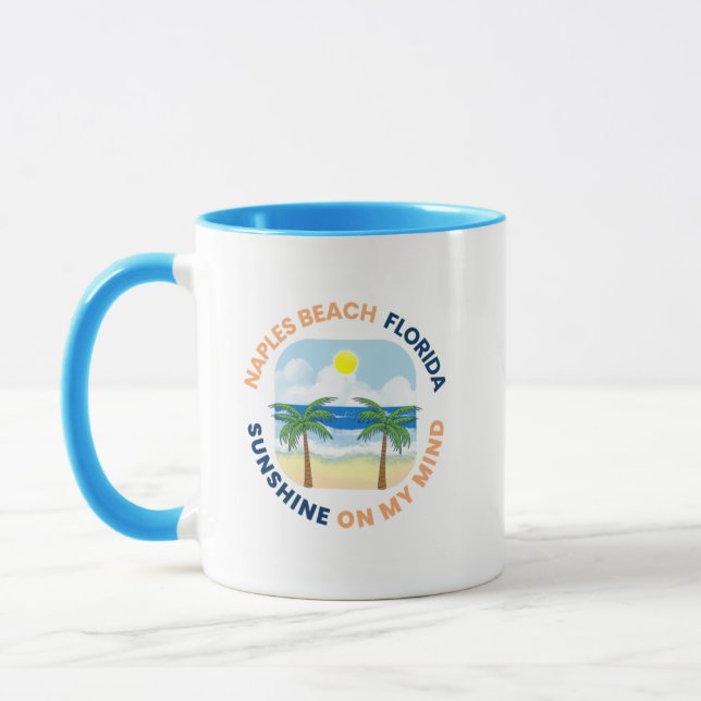 Naples Beach Florida Coffee Mug (Left)